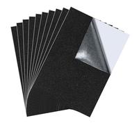 xuefenfei 10 PCS Almohadillas de Espuma Autoadhesivas, Adhesiva de EVA Espuma A4, Eva Negro Foam Board Autoadhesivo 300x 210x1mm, para Muebles y Manualidad