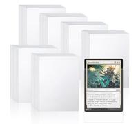 xuefenfei 300 Piezas Fundas para Cartas, 66 x 91mm(Grueso) | Transparente Card Sleeves para Pokemon, Yugioh, MTG, TCG, K-POP, Tarjetas de Béisbol y Fútbol, Mini Foto