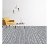 XUEHMIN Alfombra de Césped Artificial 100 x 350 cm Barata Aislante y Protectora Alfombra para Eventos a Medida en Muchos Colores y Tamaños para Terraza, Balcón y Tiempo Libre, Gris Claro