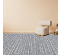 XUEHMIN Alfombra de Césped Artificial 400 x 860 cm Antideslizantes y Resistentes Moqueta Ferial Robusta y Resistente a La Intemperie Moqueta Suelo Casa Garaje O Jardín, Gris Claro