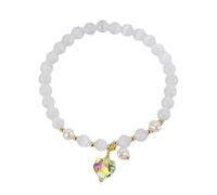 XUEJIANN Paquete de joyas para mujer, pulsera de ópalo con dije de perla, joyería con forma de corazón y cadena de oro. Una pulsera gigante para el día de San Valentín, talla única, Metal, No es una