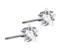 XUEJIANN Pendientes de aro rectangulares con bisel de rosca, aretes de circonita cúbica en forma de dulce para niñas, aretes coloridos para preadolescentes, aretes colgantes brillantes, talla única,