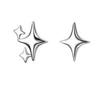 XUEJIANN Pendientes de aro rectangulares con bisel de rosca, aretes de circonita cúbica en forma de dulce para niñas, aretes coloridos para preadolescentes, aretes colgantes brillantes, talla única,