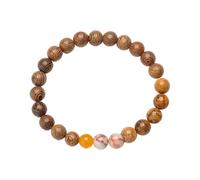 XUEJIANN Reloj de pulsera unisex de ocho planetas con cuentas de piedra natural, pulsera de vibración de piedra natural de 8 mm, talla única, Cristal artificial, No es una piedra preciosa