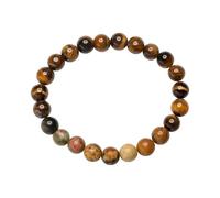 XUEJIANN Reloj de pulsera unisex de ocho planetas con cuentas de piedra natural, pulsera de vibración de piedra natural de 8 mm, talla única, Cristal artificial, No es una piedra preciosa