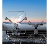 xuenair Soporte para Coche Z Fold 6, 5, 4, 3, 2, [2 Formas y Fundas Gruesas] Soporte de Gravedad para teléfono Celular Samasung Galaxy Fold 6 5 4 3 2 Google Pixel 9 Pro Fold S25 Ultra iPhone 16 15 14