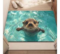 xueneige Alfombra 3D Felpudo Entrada Casa Velvet De Cristal 40 x 60cm Increíble Efecto 3D Suave Anti-Deslizante para Decoración Hogar Entrada Corredor Sala Felpudo Estilizado con Ilusión Óptica