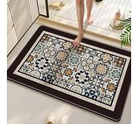 xueneige Alfombra de Baño Secado Rapido Antideslizante para Baño Vasca Puerta Cocina Lavable Resistente a Manchas Duradera Tamaños 4060cm
