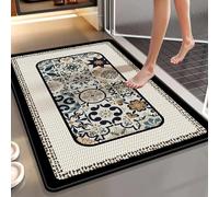 xueneige Alfombra de Baño Secado Rapido Antideslizante para Baño Vasca Puerta Cocina Lavable Resistente a Manchas Duradera Tamaños 4060cm