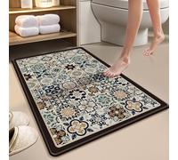 xueneige Alfombra de Baño Secado Rapido Antideslizante para Baño Vasca Puerta Cocina Lavable Resistente a Manchas Duradera Tamaños 4060cm