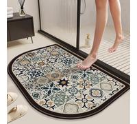 xueneige Alfombra de Baño Secado Rapido Antideslizante para Baño Vasca Puerta Cocina Lavable Resistente a Manchas Duradera Tamaños 4060cm