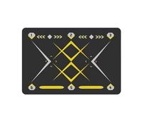 xueneige Tapete de Entrenamiento de fútbol Interior Antideslizante reducción de Ruido Arcilla diatomácea Control de la Pelota tapete de técnica de pie