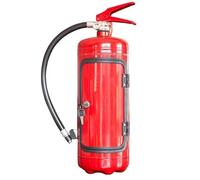 XUEQI 33cm Caja de Almacenamiento para Extintor Mini Bar Caja de Almacenamiento Portátil para Licores y Vasos Enfriadores de Vino Adornos Regalos para Hombres,Rojo
