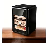 xueqiaolian1006 Caja de Viaje for Puros Profesional | Perfecto tanto for salones en casa como for almacenamiento mientras viaja.(Black)