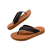 XUEQIZHENG Zapatos de ducha, Chanclas de EVA suave for hombre: sandalias de playa cómodas y zapatillas informales(Brown,41 EU)