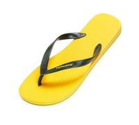 XUEQIZHENG Zapatos de ducha, Chanclas de verano for hombre: sandalias ligeras de PVC for mayor comodidad informal(Yellow,43 EU)