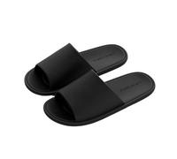 XUEQIZHENG Zapatos de ducha, Sandalias de verano for mujer: zapatillas ligeras for el baño interior(Black,37 EU)