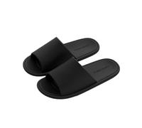 XUEQIZHENG Zapatos de ducha, Zapatillas de baño unisex plegables de EVA for casa y viajes: comodidad y ligereza.(Black,35 EU)