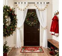 XUEQXUE Cortinas Salon Translucidas 128 x 260 cm Decorativos Suaves, Translúcida, Monocolor, Moderna Cortinas Transparentes para Sala Cuarto Dormitorio Comedor Cocina Salón, Blanco