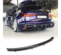 XUETAO Alerón Trasero Trasero de Fibra de Carbono seco para Audi RS6 Avant C8 Wagon 4 Puertas 2019UP Ventana Central Top Wing Lip