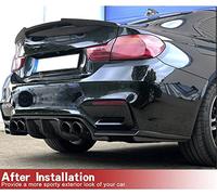 XUETAO Rear Spoiler Fits for BMW 4 Series F82 M4 Coupe 2014-2020 Carbon Fiber Rear Boot Trunk Spoiler Highkick Wing Li
