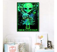 XuFan Carteles y Pinturas abstractas de Seda negra con Hueso de Piedra Cuadros de Pared de Shantou llévame a tu Lienzo Pintura decoración del hogar 50x70cm Sin Marco