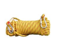 XUFHSEO Cuerda de Seguridad for Escalada 20 m, Resistente al Desgaste, for Uso en Altura, Descenso rápido, Accesorios for Exteriores(Yellow 20m)