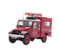 XUFQRAN Exposición en Miniatura Camión De Bomberos 4x4 Cournil Francia Escala 1:43 Modelo Fundición A Presión Kit Coleccionable con Adornos Estáticos Colección de réplicas