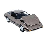 XUFQRAN Exposición en Miniatura Kit De Coche A Escala 1:64 Mazda RX-7 1982 Aleación Fundido A Presión Simulación Colección Estática Adornos Colección de réplicas