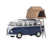 XUFQRAN Exposición en Miniatura Kit De Coche Aleación Fundido A Presión A Escala 1:43 para Autobús Camping T1 Simulación Estática Colección Adornos Colección de réplicas