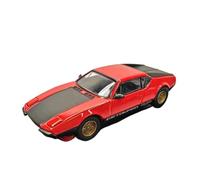 XUFQRAN Exposición en Miniatura Kit De Colección Coches Fundición A Presión Tomaso Pantera 1972 A Escala 1:64 con Adornos Estáticos Colección de réplicas
