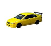 XUFQRAN Exposición en Miniatura Kit De Colección Modelos Coche Honda Accord Euro R Spoon Amarillo Escala 1:64 con Adornos Estáticos Colección de réplicas
