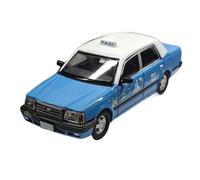 XUFQRAN Exposición en Miniatura Kit De Colección Modelos Taxi Los Nuevos Territorios Hong Kong Escala 1:64 con Adornos Estáticos Colección de réplicas