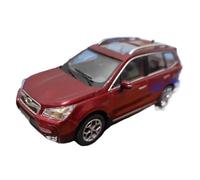 XUFQRAN Exposición en Miniatura Kit De Modelo A Escala 1:43 Subaru con Llantas Aleación Rojas Fundición A Presión Simulación Colección Estática Adornos Colección de réplicas