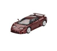 XUFQRAN Exposición en Miniatura Kit De Modelo A Escala 1:64 del Bugatti EB110 GT Rojo Aleación Fundido A Presión para Colección Estática Colección de réplicas
