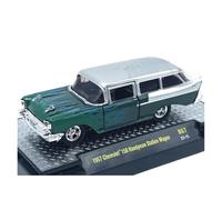 XUFQRAN Exposición en Miniatura Kit De Modelo Coche Chevrolet 150 Handyman 1957 Escala 1:64 Fundición A Presión Adornos Colección Estáticos Colección de réplicas