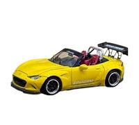 XUFQRAN Exposición en Miniatura Kit De Modelo Coleccionable Coche Convertible Aleación MX5 Rocket Rabbit A Escala 1:64 con Adornos Estáticos Colección de réplicas