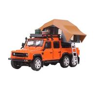 XUFQRAN Exposición en Miniatura Kit De Modelo Coleccionable De Camioneta De Aleación Defender A Escala 1:64 con Adornos Estáticos. Colección de réplicas