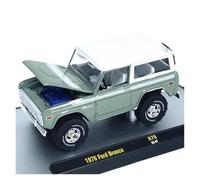 XUFQRAN Exposición en Miniatura Kit De Simulación Coche Ford Bronco A Escala 1:64 Modelo Fundición A Presión Adornos Colección Estáticos Colección de réplicas