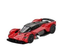 XUFQRAN Exposición en Miniatura Maqueta A Escala 1:64 del Aston Martin Valkyrie Rojo De Aleación Kit Fundición A Presión Adorno Colección Estático Colección de réplicas