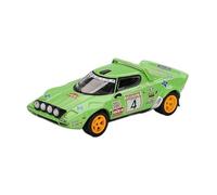 XUFQRAN Exposición en Miniatura Maqueta A Escala 1:64 del Lancia Stratos HF #4 197 De Aleación Kit Fundición A Presión Adorno para Colección Estática Colección de réplicas