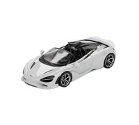 XUFQRAN Exposición en Miniatura Maqueta A Escala 1:64 del McLaren 750S Spider De Aleación Gris Kit Fundición A Presión Adorno Colección Estático Colección de réplicas