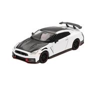 XUFQRAN Exposición en Miniatura Maqueta A Escala 1:64 del Nissan GT-R Nismo R35 De Aleación Kit Fundición A Presión Adorno Colección Estático Colección de réplicas