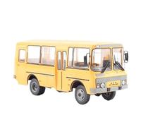 XUFQRAN Exposición en Miniatura Modelo A Escala 1:43 De Autobús Rural Paz-3206 Kit Fundición A Presión Colección Estática Colección de réplicas