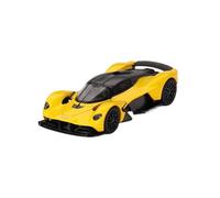 XUFQRAN Exposición en Miniatura Modelo A Escala 1:64 De Coche Valkyrie Sunset Yellow Aleación Kit Fundición A Presión Adorno Colección Estático Colección de réplicas