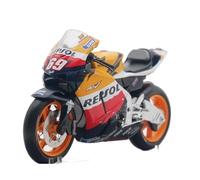 XUFQRAN Modelos a Escala Colección De Modelos De Motocicletas De Aleación De Simulación Estática De Nicky Hayden, Escala 1:18, Honda RC211V Objetos de colección
