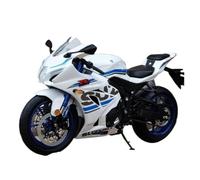 XUFQRAN Modelos a Escala Kit De Maqueta De Motocicleta Suzuki GSX-R1000 A Escala 1:12 con Adornos Estáticos De Colección Blancos. Objetos de colección