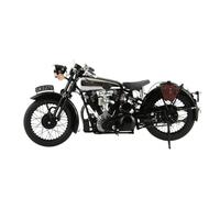 XUFQRAN Modelos a Escala Modelo De Motocicleta De Aleación Estática Brough Superior SS 100 TE A Escala 1:6, Regalo De Colección Objetos de colección