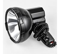 XUFWANYE 12V Proyector HID Xenon, Foco Súper Brillante para Outdoor 160W | Luz De Búsqueda 12V, Alcance 3000M, Alimentación Con Batería Y Pinzas Cocodrilo Para Caza Pesca