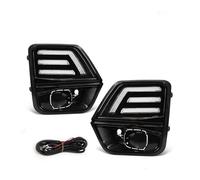 XUGUOYAI luces antiniebla coche Para Chevrolet Para Colorado 2023 2024 LED DRL Faros Antiniebla Luces Diurna Cubiertas Parachoques Delantero Interruptor Arnés